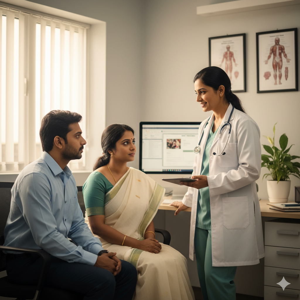 Doctor with Patients